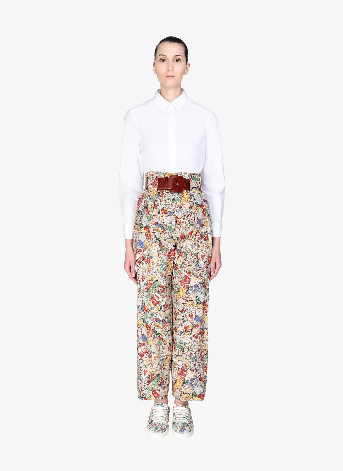 Wide Cut Pant ALAÏA MULTICOLOR WIDE CUT PANT